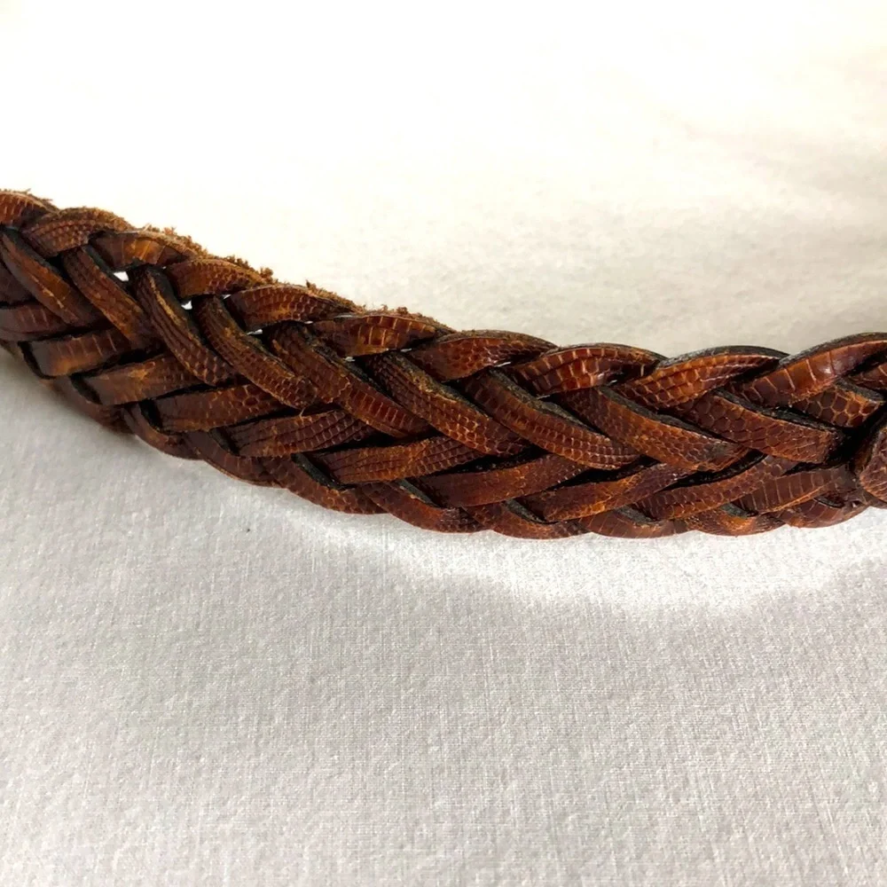 Teju lizard men’s belt made in Argentina GUC. - Picture 7 of 17